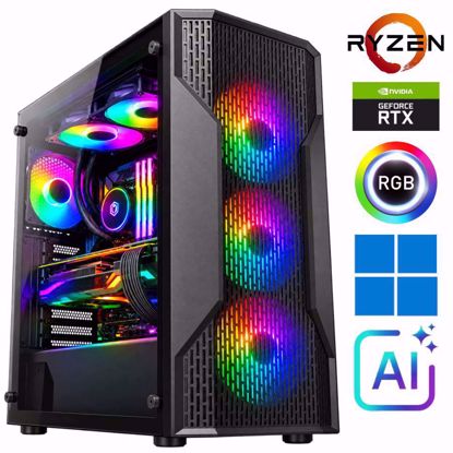 Fotografija izdelka @Gamer Ryzen 5 5500 | 16GB DDR4 | SSD 1TB NVMe | RTX 5050-8GB | Windows 11 | Gaming namizni