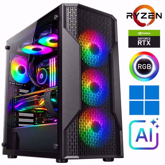 Fotografija izdelka @Gamer Ryzen 5 5500 | 16GB DDR4 | SSD 1TB NVMe | RTX 5060-8GB | Windows 11 | Gaming namizni